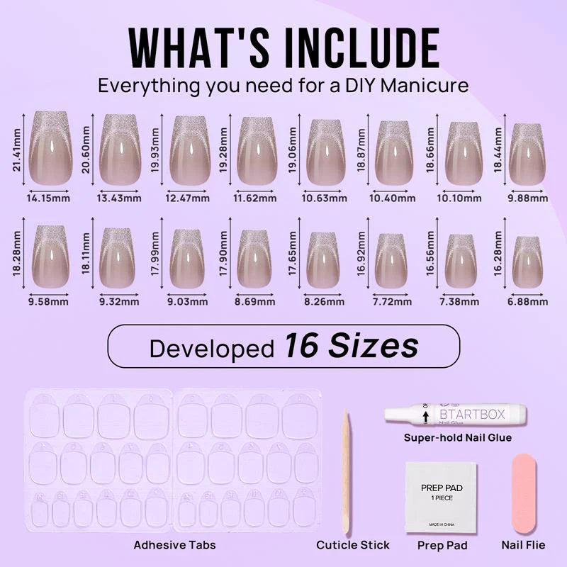 Cat eye french tip